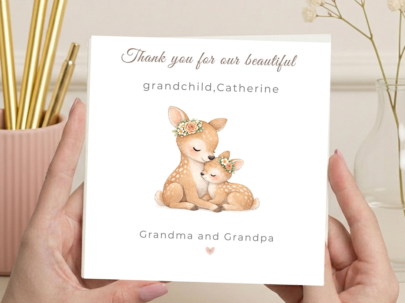 Thank You for Our Precious Grandchild Card