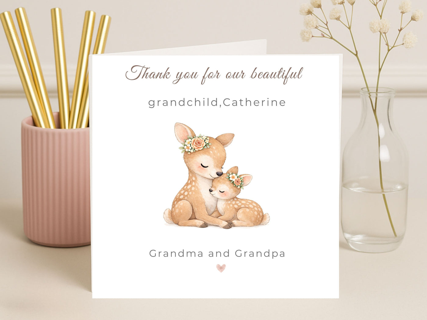 Thank You for Our Precious Grandchild Card